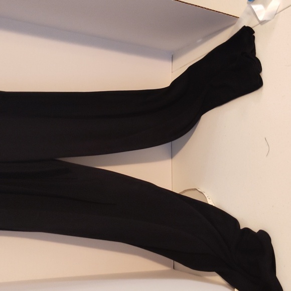 White House Black market jumper romper size large wide leg strapless - Picture 5 of 8